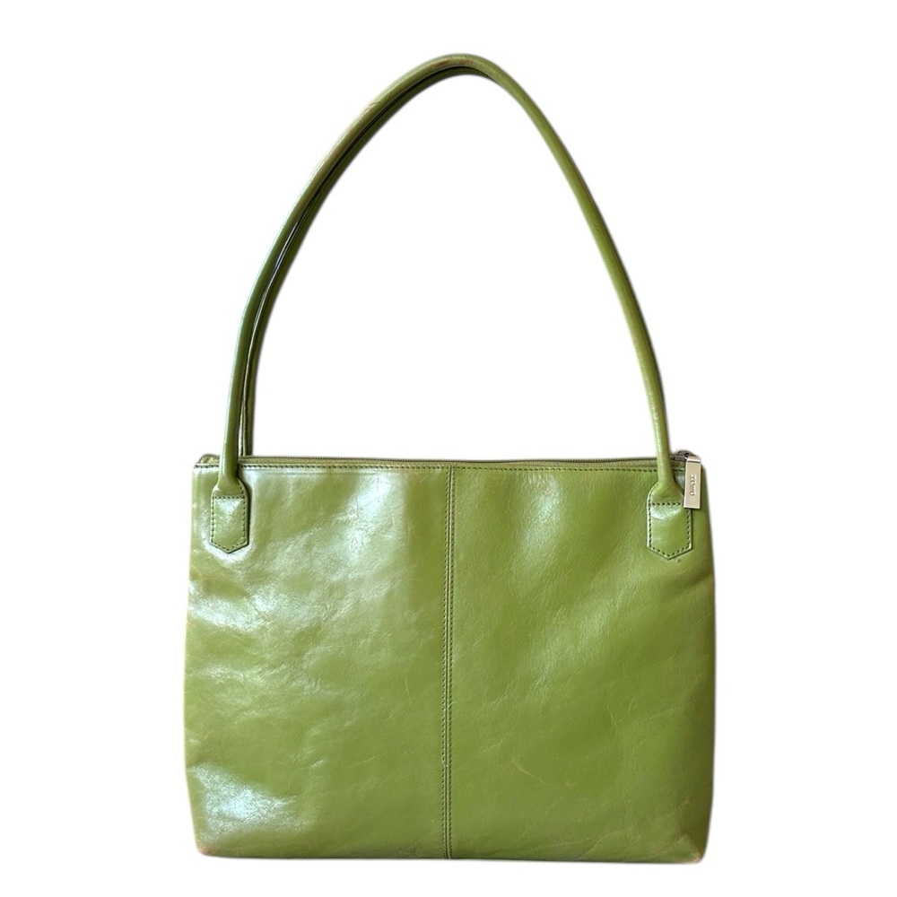 HOBO International Lime Green Leather Vintage Shoulder Bag